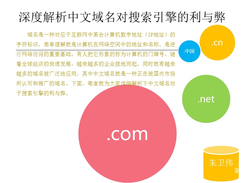 深度解析中文域名对搜索引擎的利与弊.ppt_第1页