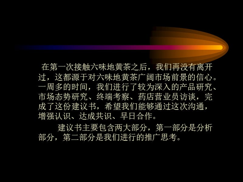 味地黄茶整合营销策划项目建议书.ppt_第2页