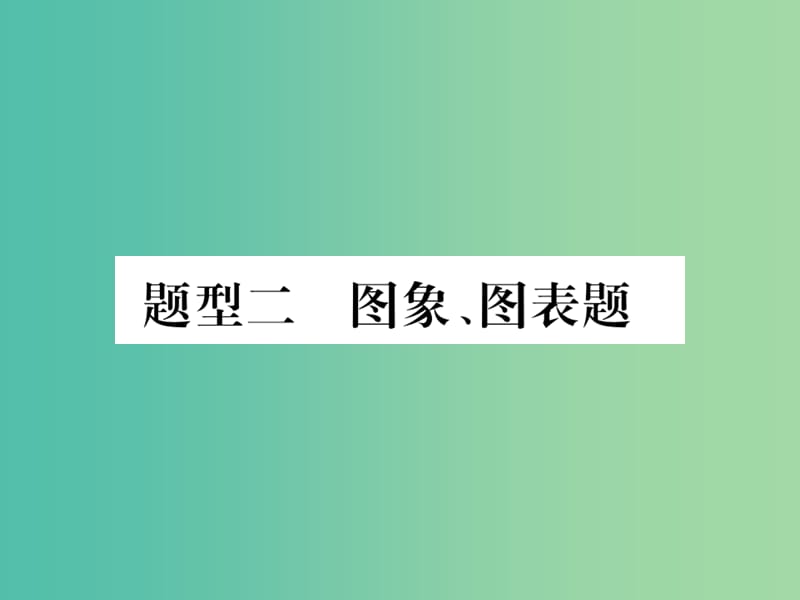 中考化学 第二部分 重点题型突破 题型2 图象、图表题课件 新人教版.ppt_第1页