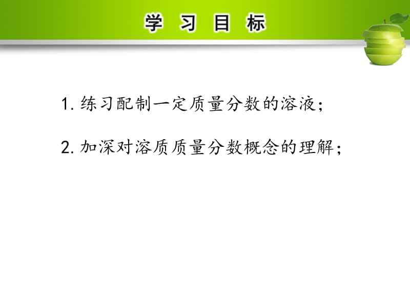 九年级化学下册 第九单元 溶液 实验活动5 一定溶质质量分数的氯化钠溶液的配制课件 （新版）新人教版.ppt_第2页