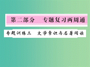 七年級(jí)語(yǔ)文下冊(cè) 專題訓(xùn)練三 文學(xué)常識(shí)與名著閱讀復(fù)習(xí)課件 北師大版.ppt