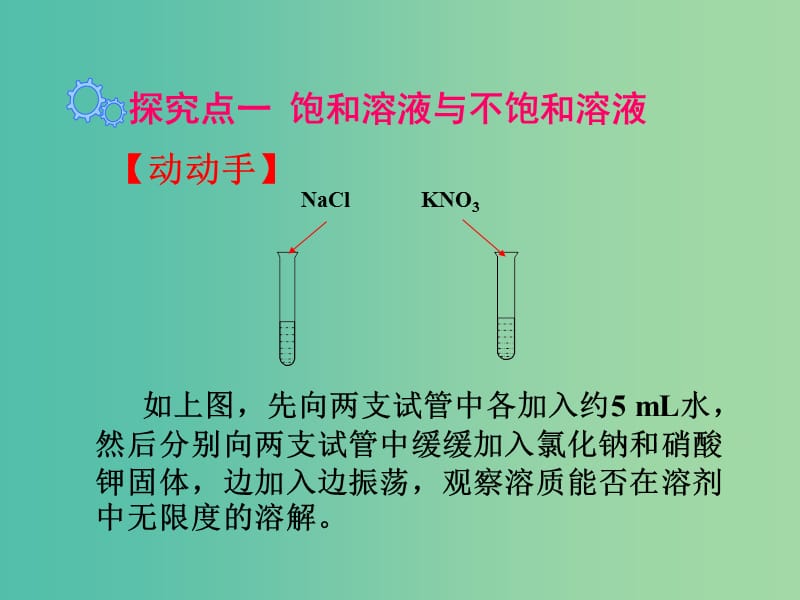 九年级化学下册 第9单元 溶液 课题2 第1课时 饱和溶液与不饱和溶液教学课件 （新版）新人教版.ppt_第3页