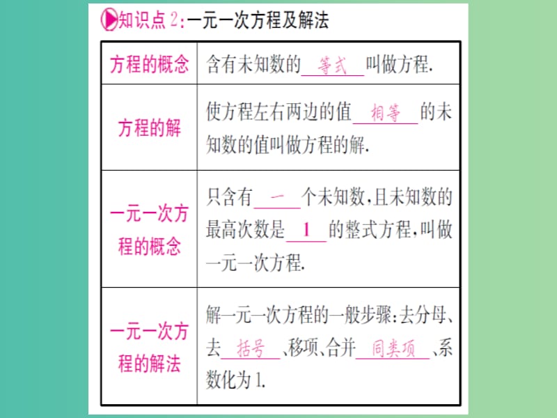 中考数学 第一轮 考点系统复习 第二章 方程组与不等式组课件.ppt_第2页