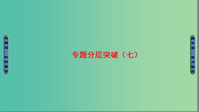 高中历史 专题7 俄国农奴制改革分层突破课件 人民版选修1.ppt_第1页