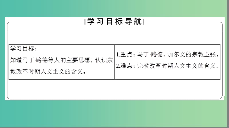 高中历史 第3单元 从人文精神之源到科学理性时代 第13课 挑战教皇的权威课件 岳麓版必修3.ppt_第2页