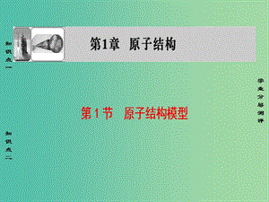 高中化學 第1章 原子結構 第1節(jié) 原子結構模型課件 魯科版選修3.ppt