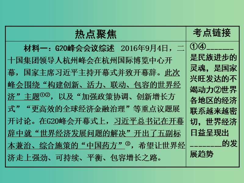 中考思想品德 热点专题突破 专题7 加强国际交流 彰显大国形象教学课件.ppt_第3页