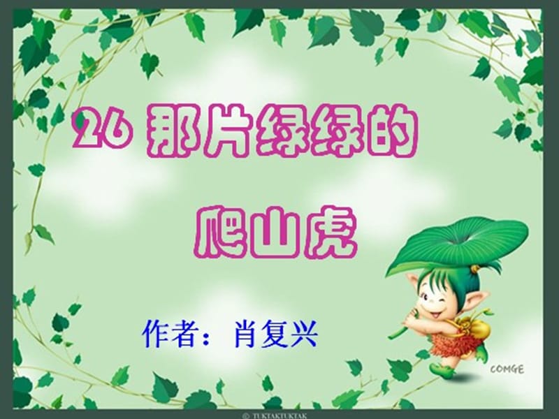 那片绿绿的爬山虎定.ppt_第1页