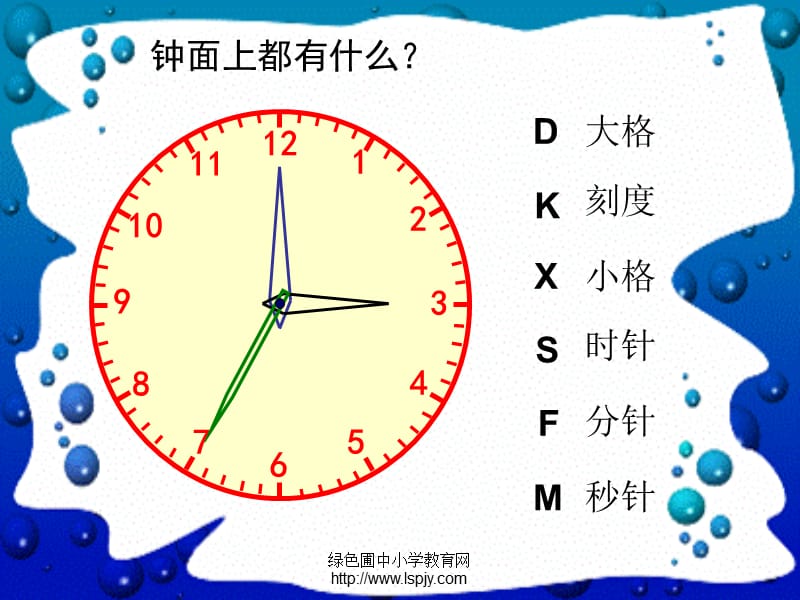 人教版一年级数学下册《认识时间》.ppt_第3页