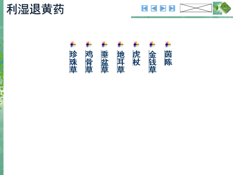 利湿退黄药(中药学图谱).ppt_第1页