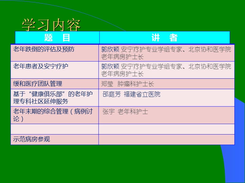 老年综合评估干部病房ppt课件_第3页