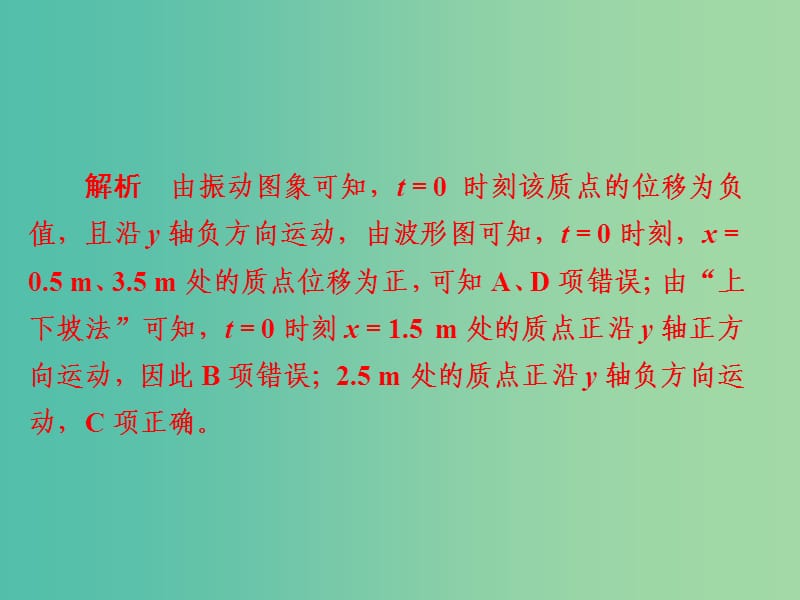 高考物理一轮总复习限时规范专题练8振动与波动问题综合应用课件.ppt_第3页