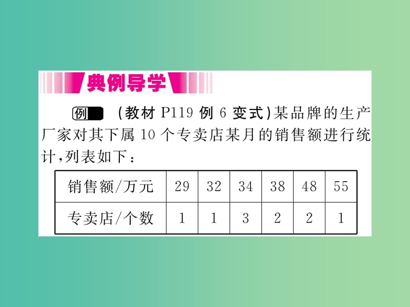 八年级数学下册 20.1.2 第2课时 平均数、中位数和众数的应用（小册子）课件 （新版）新人教版.ppt_第3页