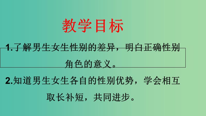 七年级道德与法治下册 第一单元 青春时光 第二课 青春的心弦 第一框 男生女生课件 新人教版.ppt_第2页