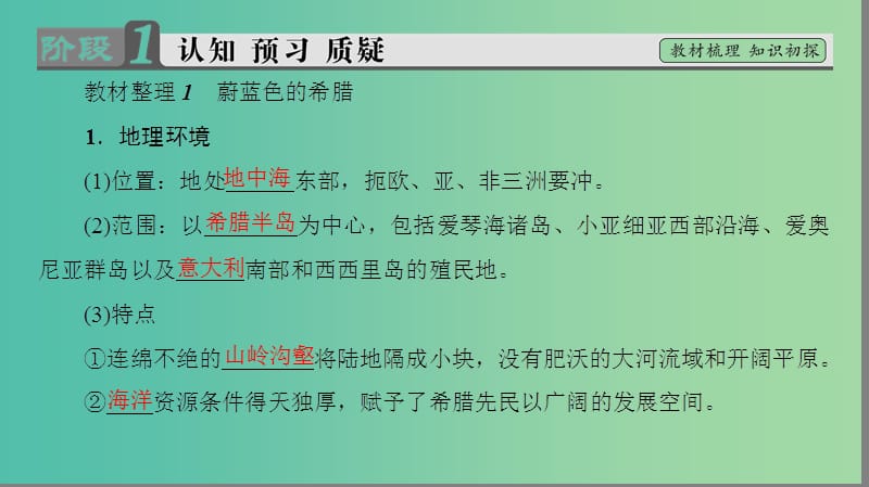 高中历史 专题6 古代希腊、罗马的政治文明 1 民主政治的摇篮——古代希腊课件 人民版必修1.ppt_第3页