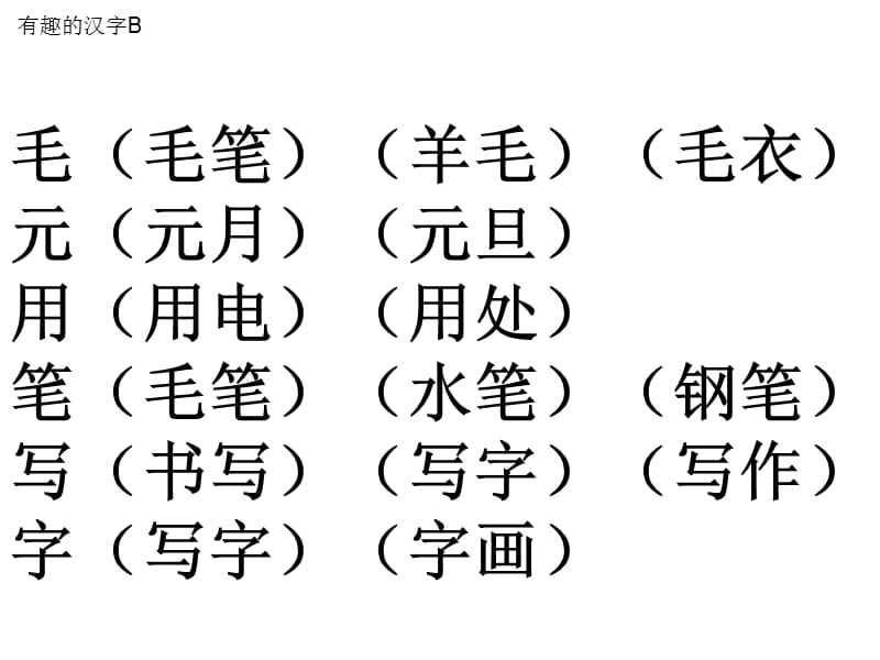 S版小学语文一年级下册生字组词.ppt_第3页