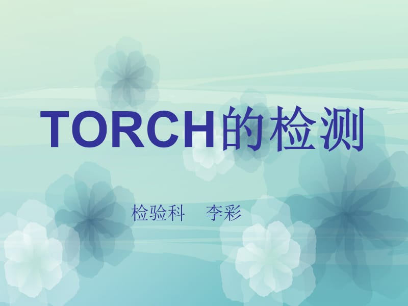 《TORCH的检测》PPT课件.ppt_第1页