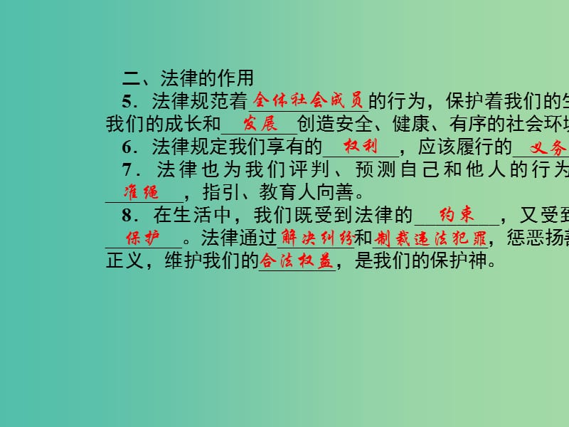 七年级道德与法治下册 4.9.2 法律保障生活课件 新人教版.ppt_第3页