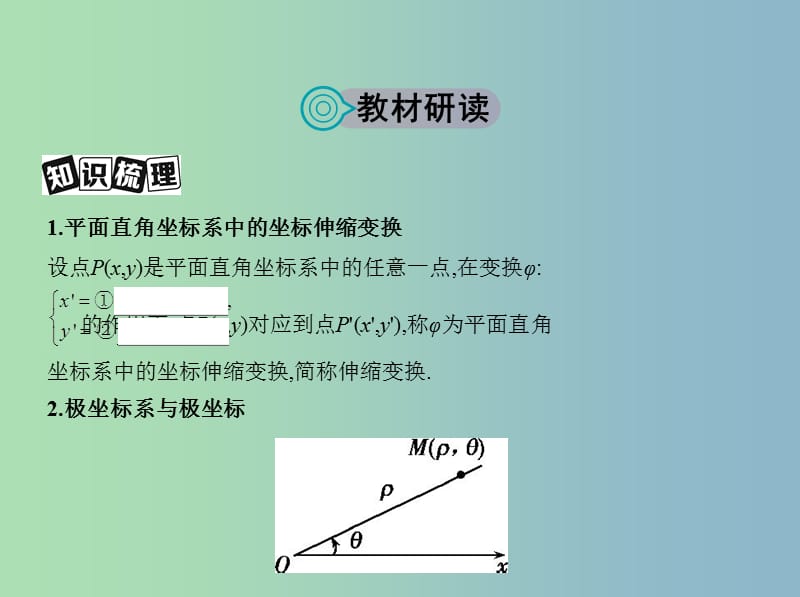 高三数学一轮复习坐标系与参数方程第一节坐标系课件理.ppt_第2页