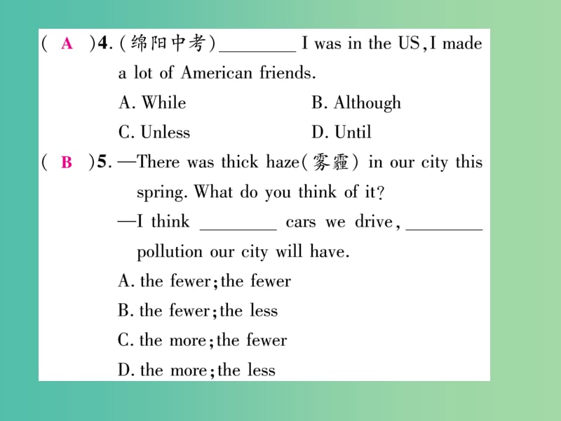 八年级英语下册 Unit 3 Could you please clean your room双休作业（三）课件 （新版）人教新目标版.ppt_第3页