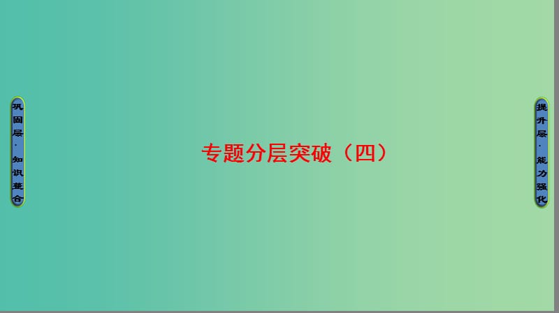 高中历史 专题4 王安石变法分层突破课件 人民版选修1.ppt_第1页