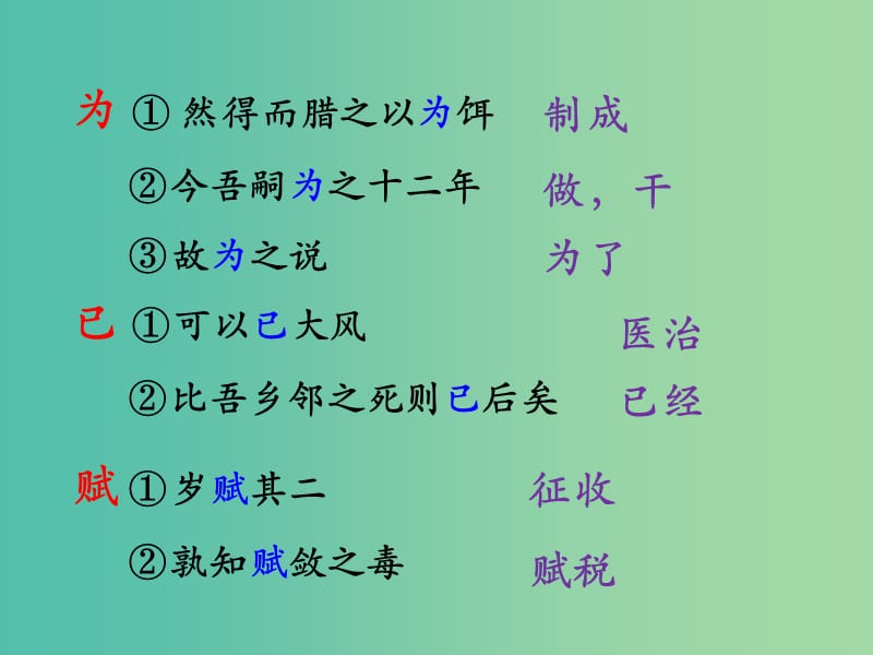 九年级语文上册 23《捕蛇者说》字词小结课件 语文版.ppt_第3页