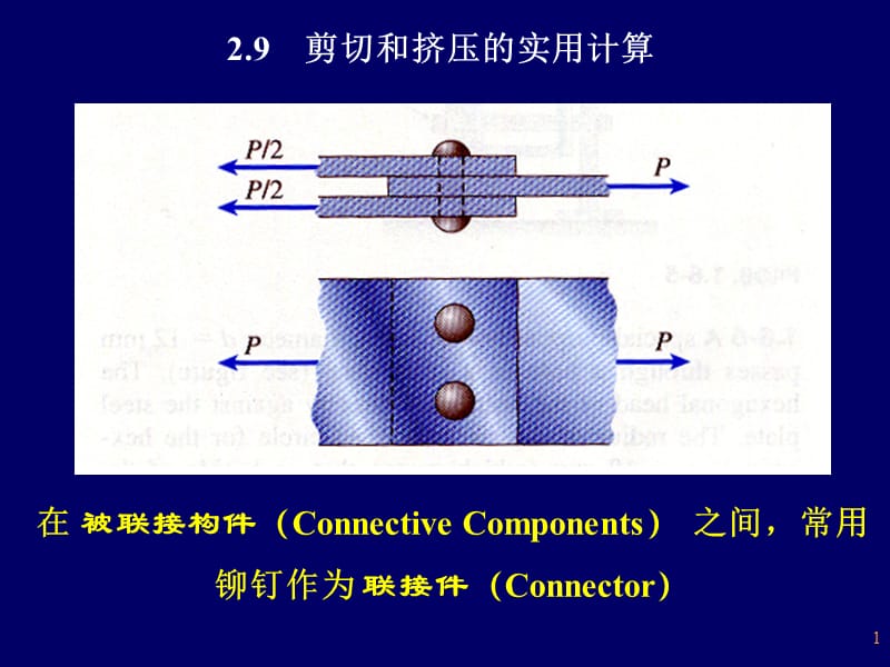 剪切和挤压的实用计算.ppt_第1页