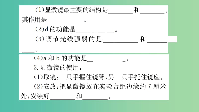 中考生物 知识系统复习 第二单元 生物体的结构层次课件.ppt_第2页