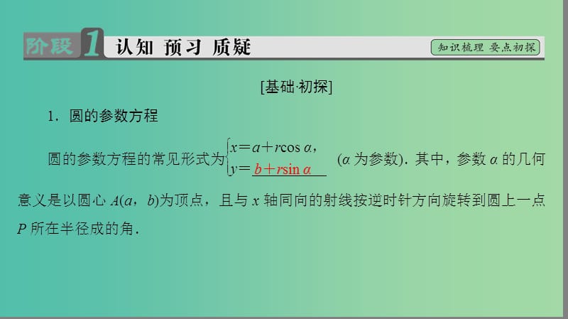 高中数学4.4参数方程3参数方程的应用2圆椭圆的参数方程的应用课件苏教版.ppt_第3页