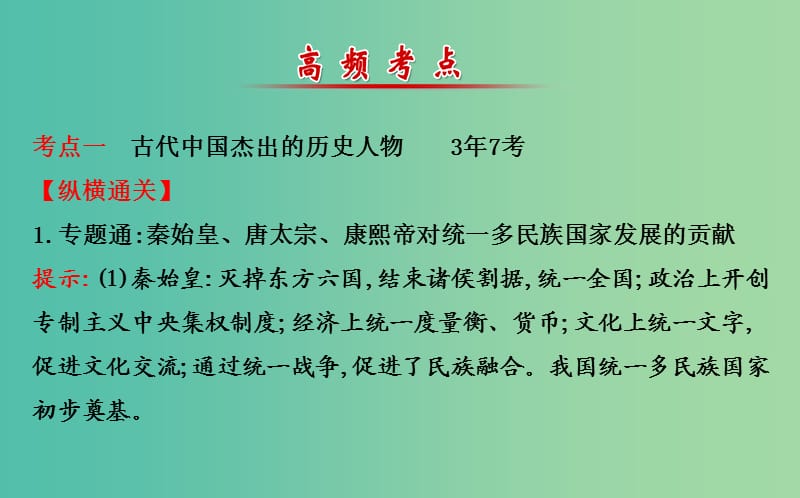 高考历史二轮专题通关 中外历史人物评说课件 选修4.ppt_第3页