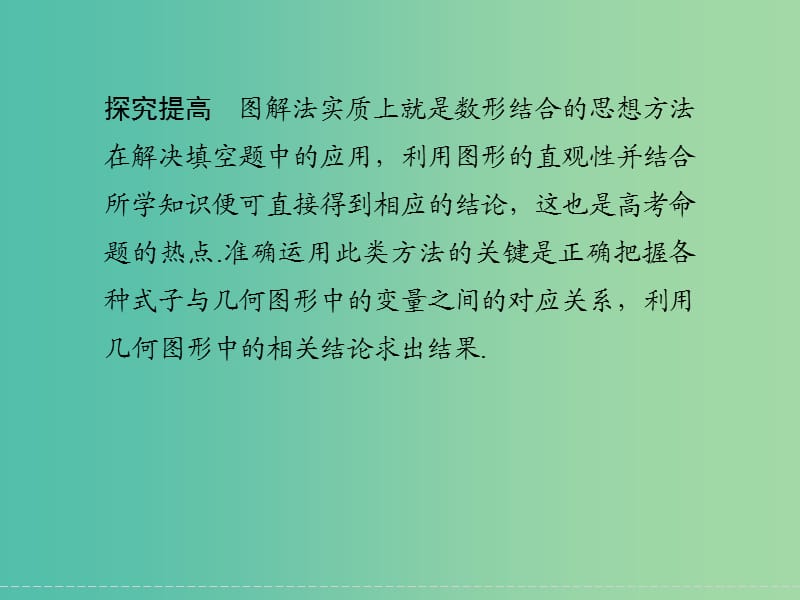 高考数学二轮复习 填空题的解法三 图象分析法课件 理.ppt_第3页