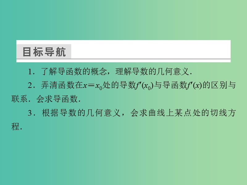 高中数学 第一章 导数及其应用 1.1.3 导数的几何意义课件 新人教A版选修2-2.ppt_第3页