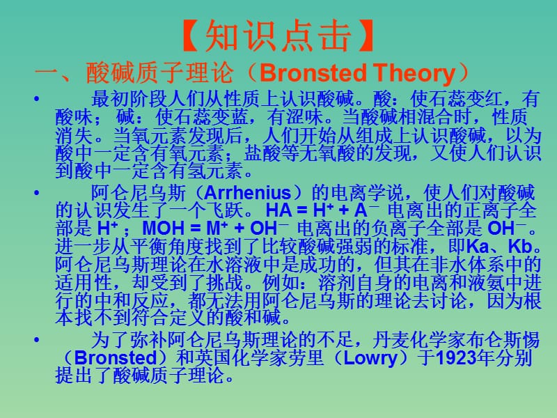 高中化学竞赛参考 第八讲 电解质溶液课件.ppt_第3页