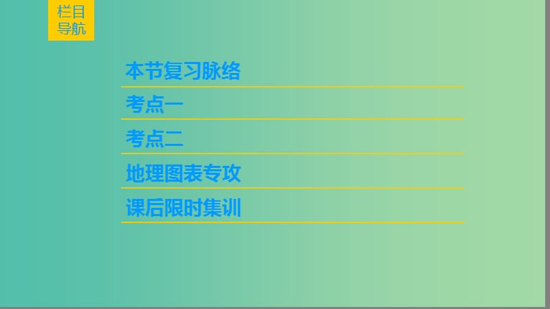 高考地理一轮复习第8单元人类活动的地域联系第2节交通与通信发展带来的变化课件鲁教版.ppt_第2页