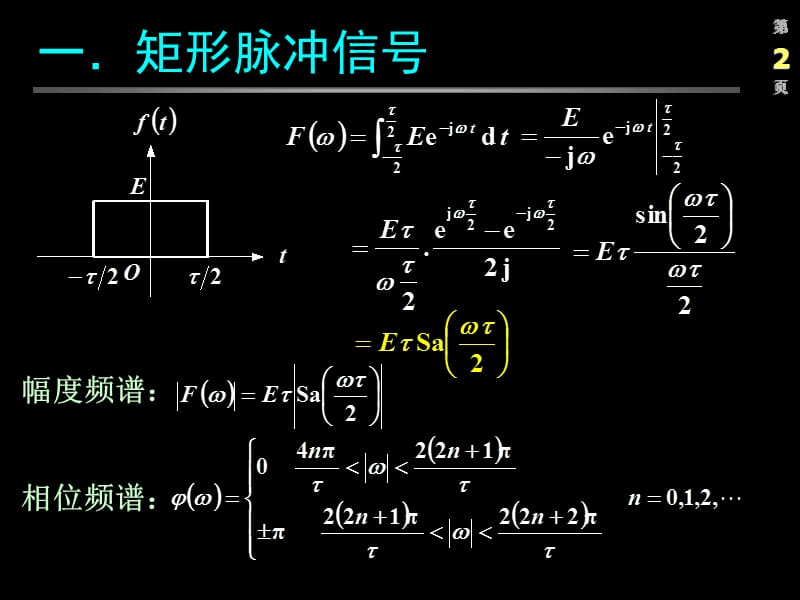 典型信号的傅里叶变换.ppt_第2页