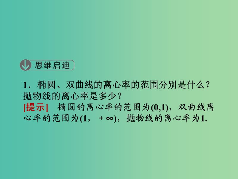 高中数学第三章圆锥曲线与方程3.4.2圆锥曲线的共同特征3.4.3直线与圆锥曲线的交点课件北师大版.ppt_第3页