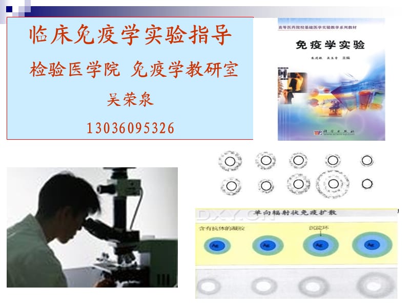 实验三-单向琼脂扩散实验.ppt_第1页