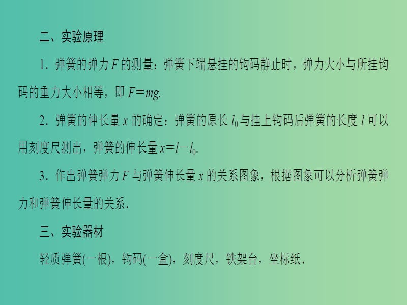 高中物理 第3章 相互作用 6 实验 互成角度的两个共点力的合成课件 新人教版必修1.ppt_第3页