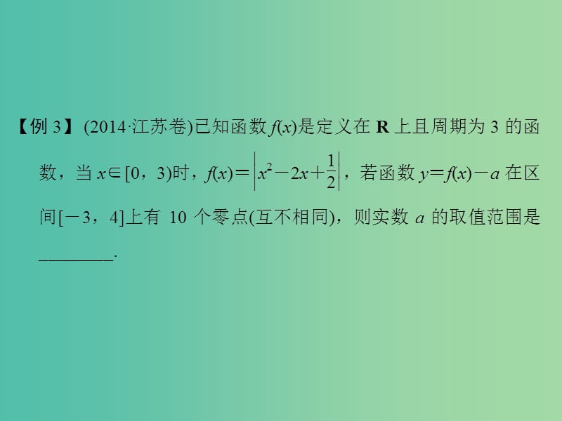 高考数学二轮复习 第二部分 指导一 填空题解题方法三 图象分析法课件 文.ppt_第2页