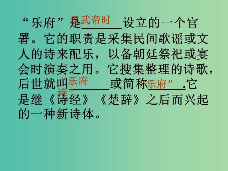 高中语文 6《孔雀东南飞》课件 新人教版必修2.ppt_第3页