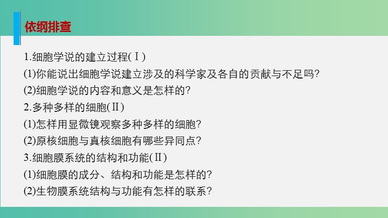 高考生物大二轮总复习 增分策略 专题一 必考点2“既分工又合作”的细胞结构课件.ppt_第2页