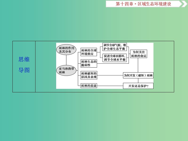 高考地理总复习第十四章区域生态环境建设第31讲森林的开发和保护--以亚马孙热带雨林为例课件新人教版.ppt_第3页