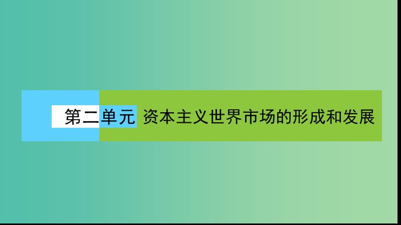 高中历史第二单元资本主义世界市场的形成和发展2.5开辟新航路课件新人教版.PPT_第1页