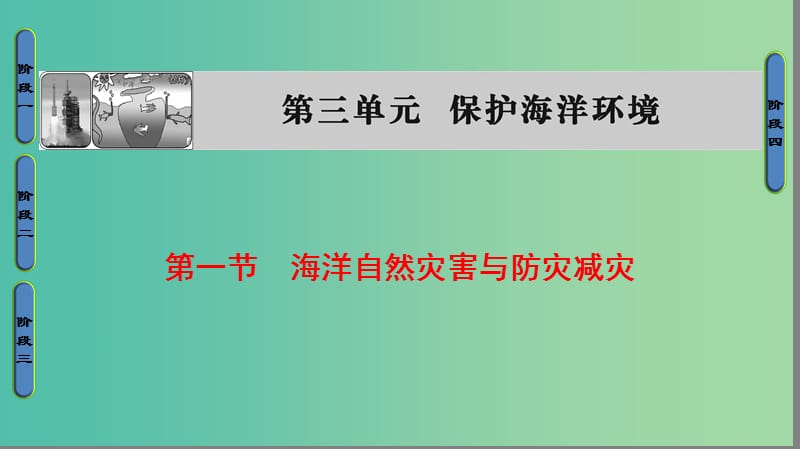 高中地理 第3单元 保护海洋环境 第1节 海洋自然灾害与防灾减灾整合提升课件 鲁教版选修2.ppt_第1页