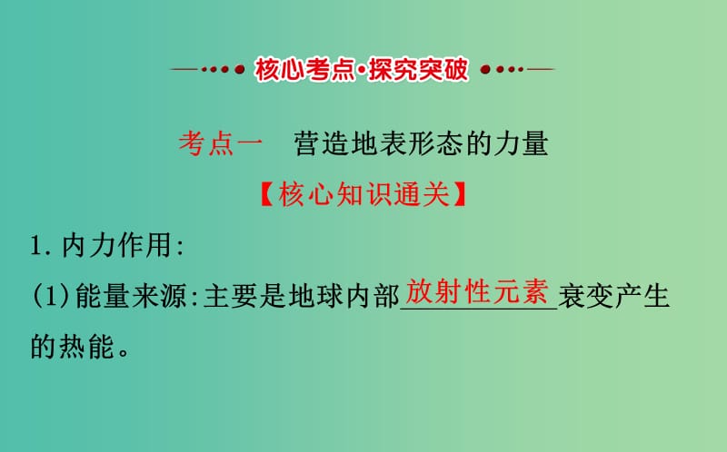 高考地理一轮 营造地表形态的力量课件.ppt_第3页