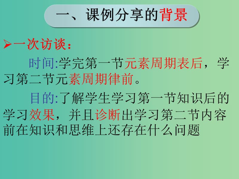 高三化学 元素周期表、周期律复习课案例分析课件.ppt_第3页