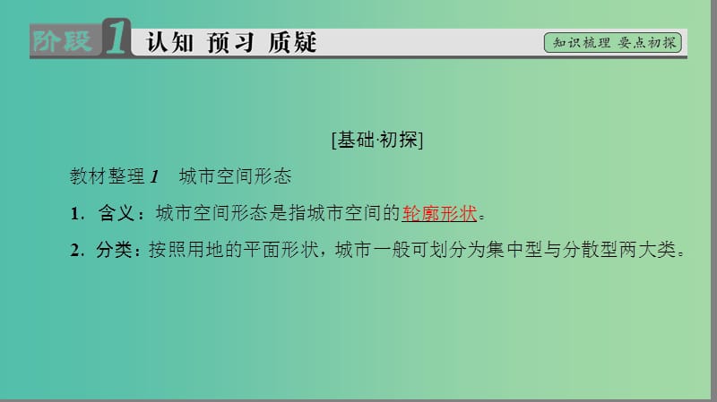 高中地理 第2单元 城乡的空间形态与分布 第2节 城市的空间形态与分布课件 鲁教版选修4.ppt_第3页