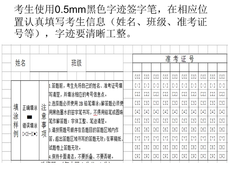 六年级毕业考试涂卡指导.ppt_第2页