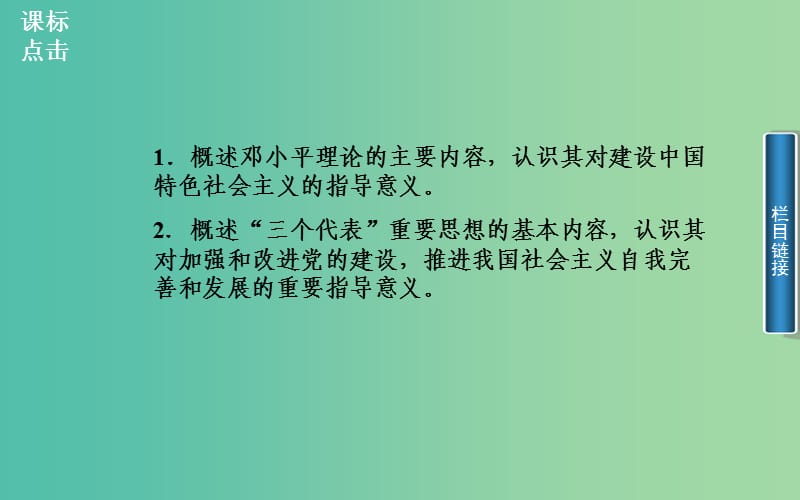 高中历史 专题四 3建设中国特色社会主义理论课件 人民版必修3.PPT_第2页