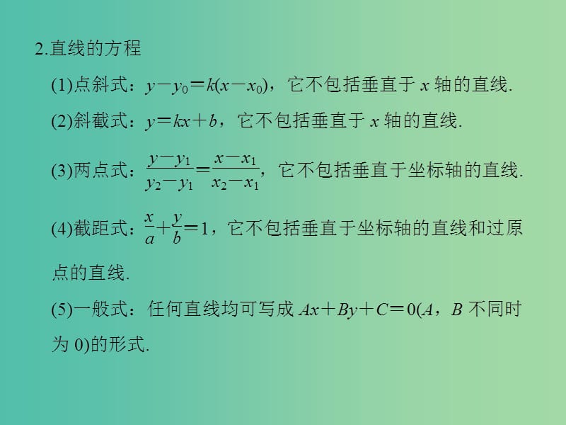 高考数学二轮专题复习 回扣6 解析几何课件 理.ppt_第2页